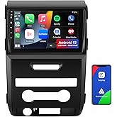 Car Radio Stereo for Ford F150 F-150 2009 2010 2011 2012, 9 inch Touch Screen Android 13 Head Unit 2G+32G with CarPlay/Androi