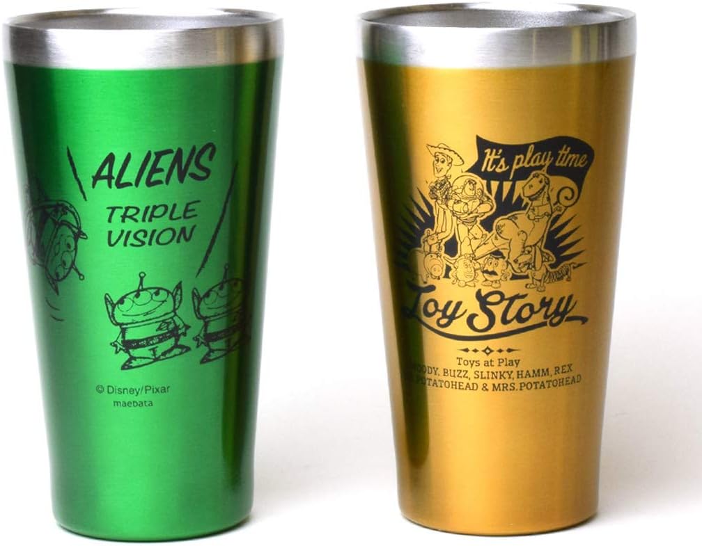 Amazon Co Jp トイストーリー ペアメタルサーモタンブラー トイ ストーリー D Ts08 513 ホーム キッチン