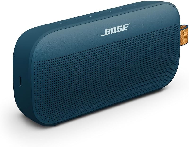 SoundLink Flex (2.ª Gen.), Altavoz portátil inalámbrico con Bluetooth pequeño y Potente para Fiestas al Aire Libre, hasta 12h de autonomía, Resistente al Agua IP67 y al Polvo, Azul crepúsculo