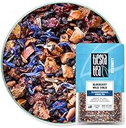 Tiesta Tea Blueberry Wild Child, Blueberry Hibiscus Fruit Tea, 30 Servings, 1.8 Ounce Pouch, Caffeine Free, Lo