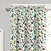 Eclipse Dippy Dinos Thermal Insulated Single Panel-Rod Pocket Room Darkening Privacy Curtains for Nursery, 42