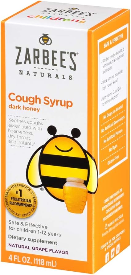 Amazon Com Zarbee S Naturals Children S Cough Syrup With Dark
