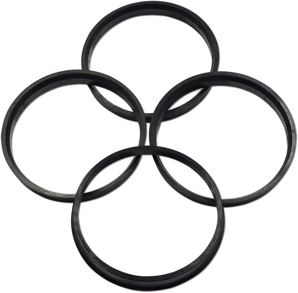 GoldenSunny 84.1 to 78.1 Hub Centric Rings, Black Plastic Hubcentric Rings Compatible with Chevy