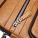 BISON DENIM Mens Genuine Leather Cross body Messenger Bag Unbalance Sling Bag Shoulder Bag Chest Bags