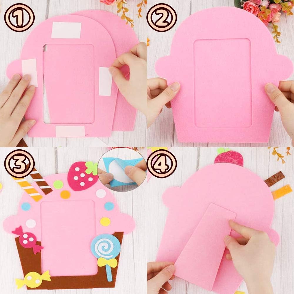 Amazon Htakaiwa フェルト作品 手芸キット 手作り ハンドメイド 子供 クラウン フォトフレーム 手芸キット 通販