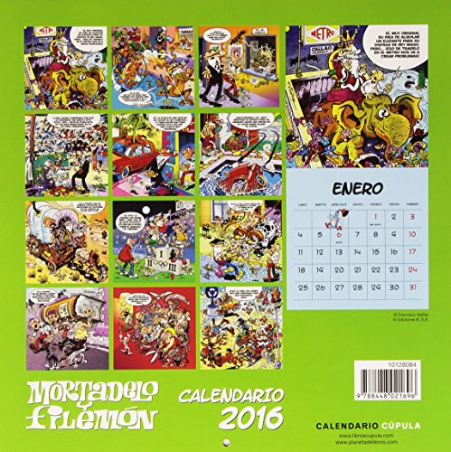 Calendario Mortadelo y Filemón 2016 (Calendarios y agendas) (Spanish Edition)