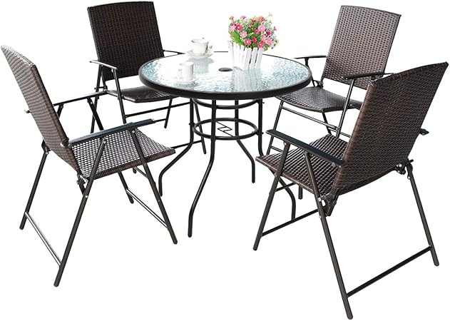 folding garden dining set