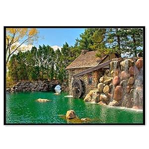 Amazon Com Diartop 5d Diamond Painting Kit By Number The Green