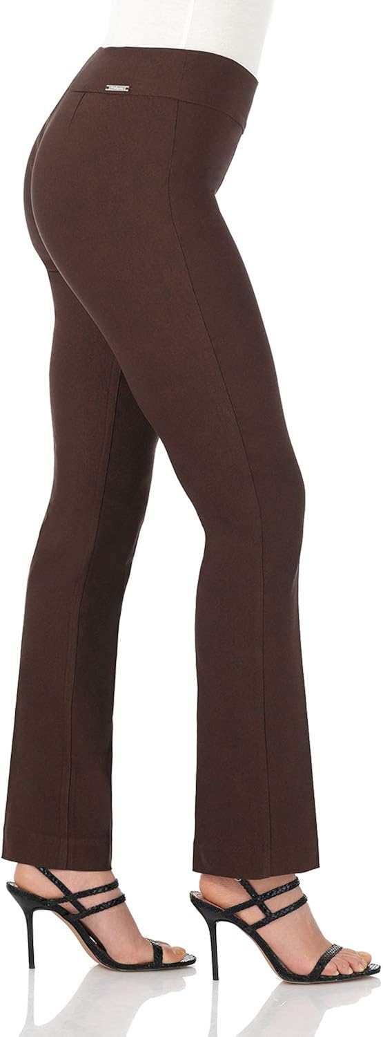 Rekucci Women's Ease Into Comfort Straight Leg Pant with Tummy Control at  Women’s Clothing store
