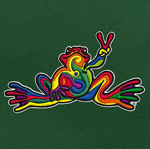 Classic Peace Frogs Backpack MEDIUM Bag w/ Laptop or Tablet Sleeve