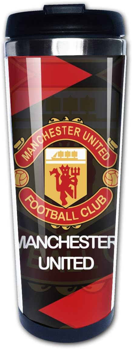 Manchester United Travel Mug Coffee Cup Stainless Steel Tumbler With Lid For Camping Traveling Home Wedding Gifts