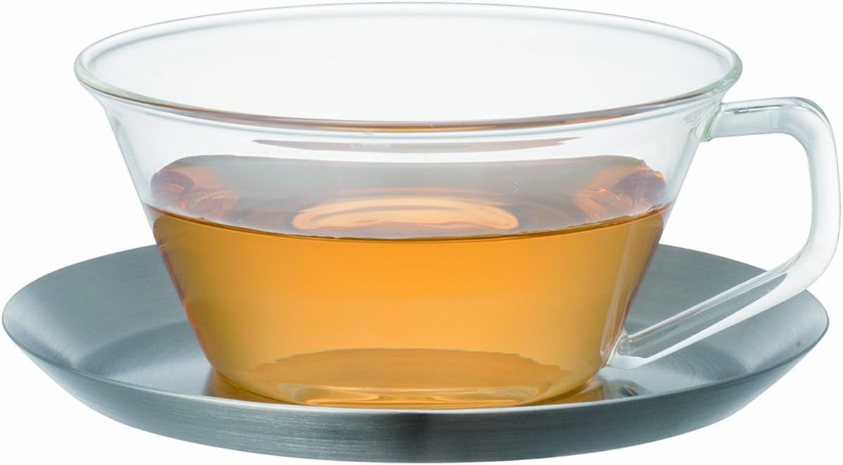 KINTOキントーCASTキャストティーカップソーサー 220ml ステンレス23086