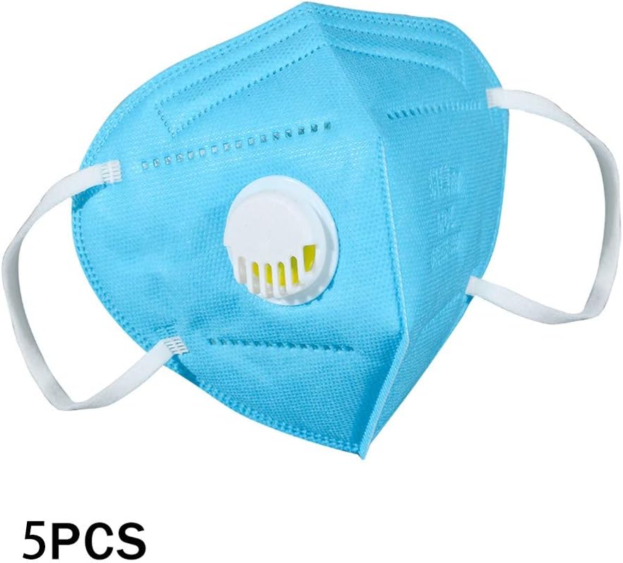 5PCS Reusable Face Masks Dustproof Surgical Industrial Quality PM2.5 Air Filtration Mask,Filter Mask Earloop Breathability Comfort Breathable Beauty Medical Dust Mask