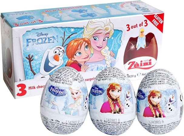 Amazon アナと雪の女王 チョコレートエッグ 3個入り ディズニー バレンタイン ホワイトデー ギフト お配り用 通販