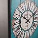 Aero Snail Vintage Retro Country Style Light Blue Wood Wall Clock Home Decor Watches