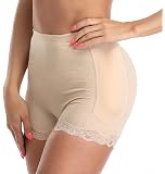 minifaceminigirl Women's Body Shaper Panties Padded Slip Short Butt Lifter Underwear Hip Enhancer