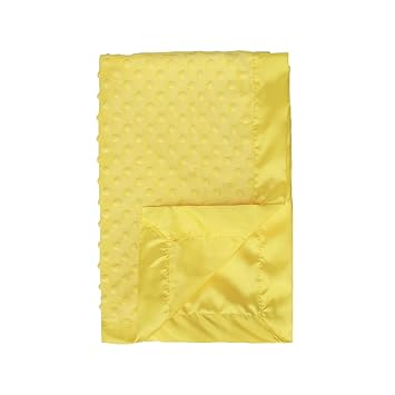 Amazon Com Pro Goleem Baby Soft Minky Polyester Blanket With Satin Backing Gift For Boys And Girls Pet Blanket For Dogs Cats Puppies Yellow 30 X 40 Baby