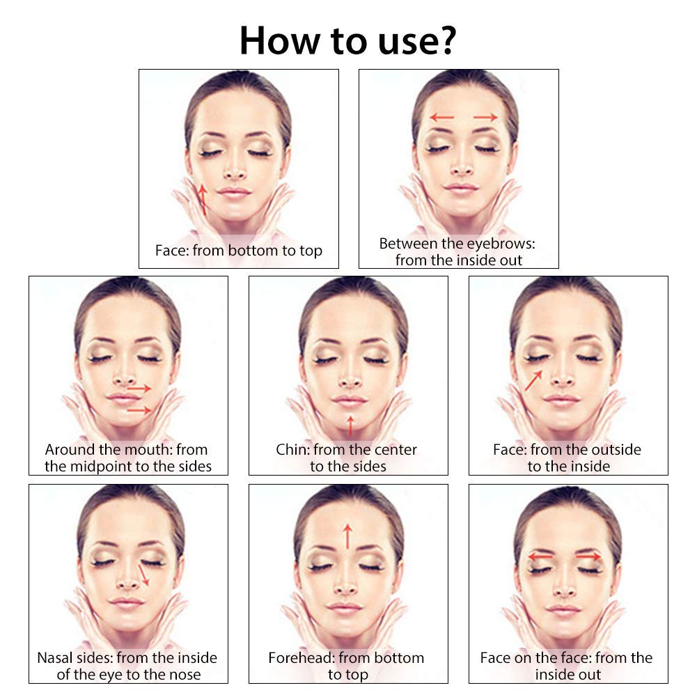 Jade Roller & Gua Sha, Face Roller, Facial Beauty Roller Skin Care Tools, BAIMEI Rose Quartz Massager for Face, Eyes, Neck, Body Muscle Relaxing and Relieve Fine Lines and Wrinkles: Beauty