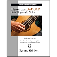 Hymns for DADGAD Solo Fingerstyle Guitar Second Edition (DADGAD Guitar) book cover