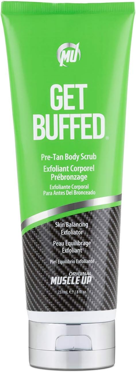 Pro Tan Get Buffed Pre-Tan Body Scrub Skin Balancing Exfoliator - 237 ml, 237 ml (Pack of 1)