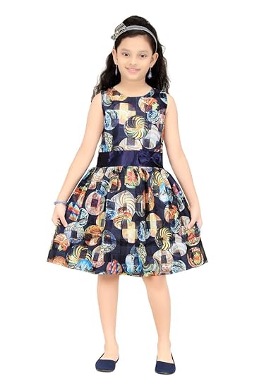 synthetic long frocks