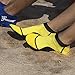 Seavenger SeaSnugs | Low Beach Socks for Sand Volleyball, Soccer, Snorkeling & Watersports (Black, Large)