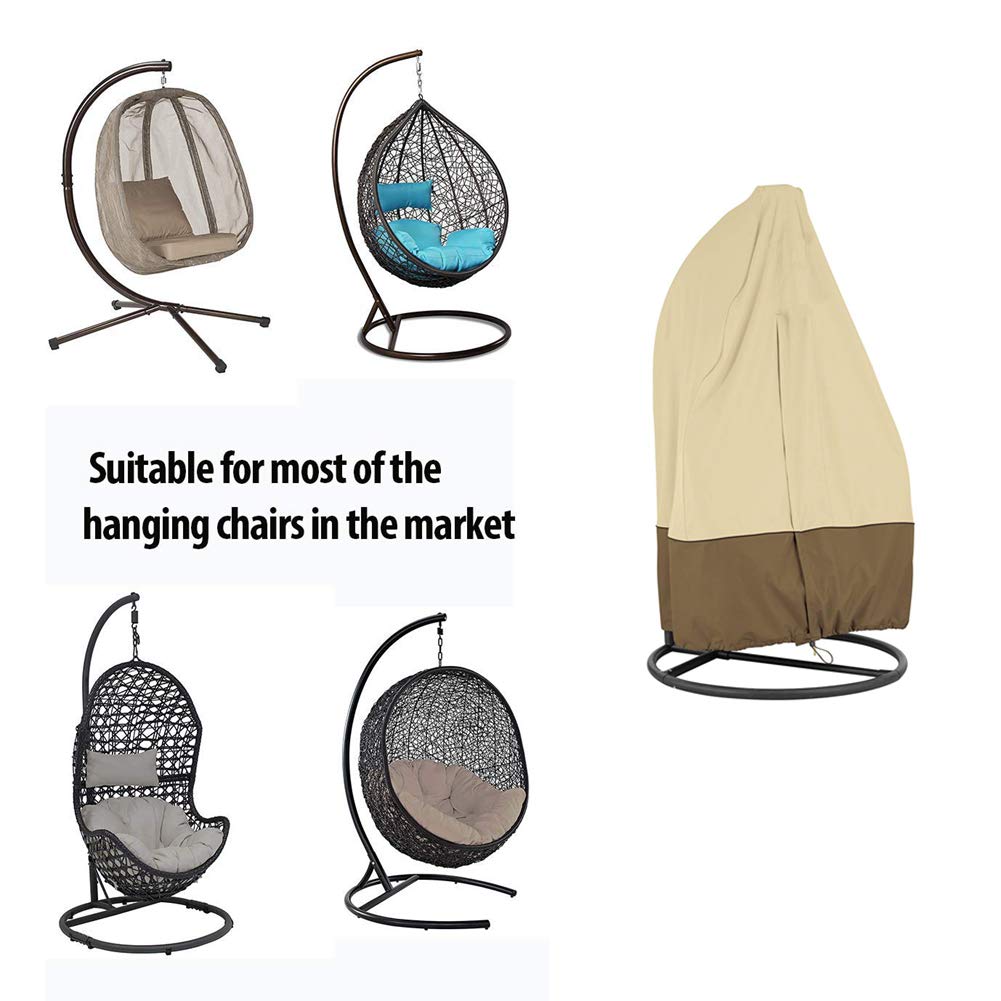 Tela Oxford con Forro de PVC Cubierta para Silla Colgante HONCENMAX