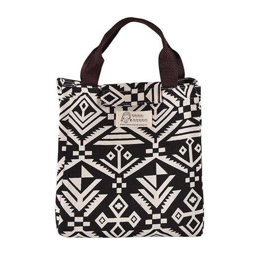 Y-XM Bolsa térmica Lienzo Bolsa Nevera de Picnic bento Fresco ...