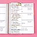 Erin Condren Designer Accessories Snap - in Wet Erase Dashboard for Daily Meal Planning with Shopping List. Laminated Reusable Whiteboard for Dry and Wet Erase Markers
