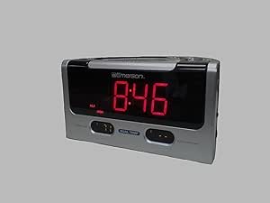 Amazon.com: Emerson SmartSet Dual Alarm Clock Radio with Temperature