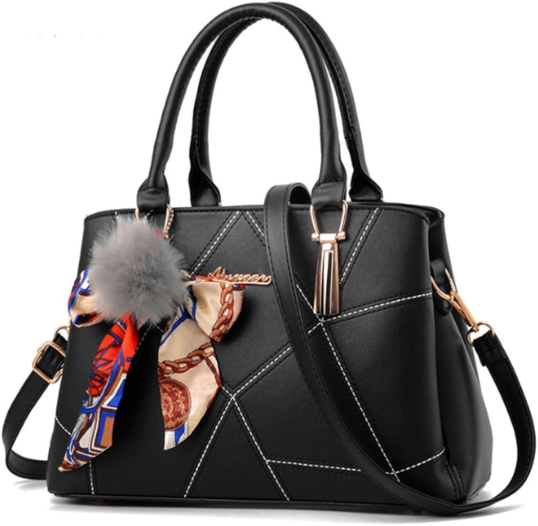 new womens faux leather fashion messenger handbag lady shoulder bag totes purse