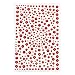 Decora 325 Red Diamante Stick on Rhinestone Stickers Gems Cards and Self Adhesive Craft Bling