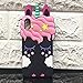 Joyleop Black Unicorn Case for iPhone X/XS, Cute 3D Cartoon Animal Cover,Kids Girls Cool Fun Soft Silicone Rubber Kawaii Character Unique Shell,Adorable Shockproof Cases Skin Protector iPhoneX/XS