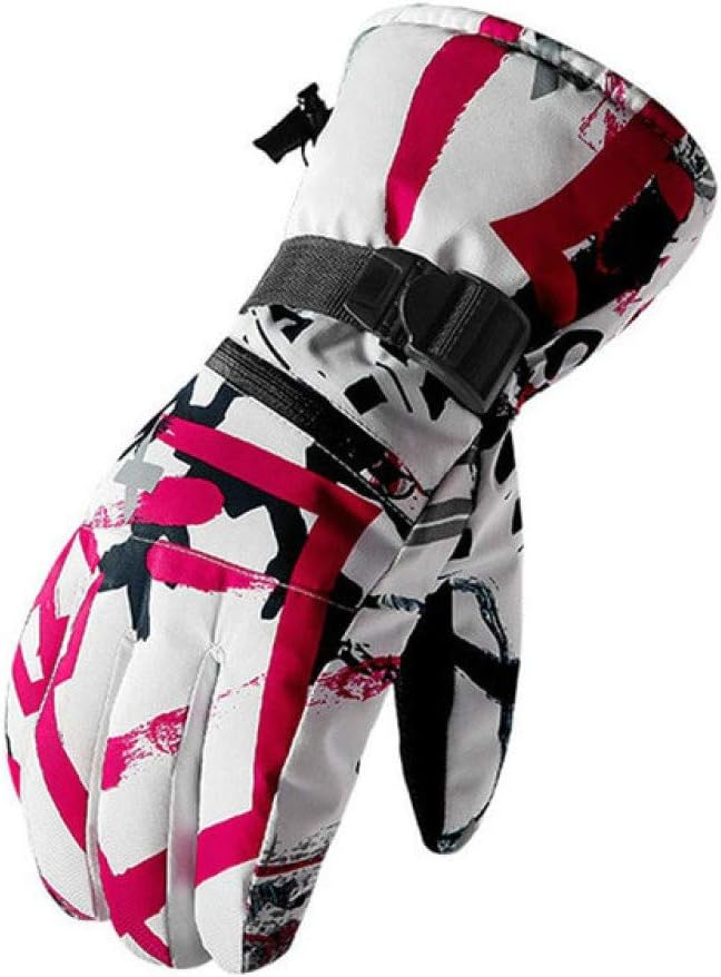 IAMZHL Men Women Ski Gloves Ultralight Waterproof Winter Warm Gloves Snowboard Gloves Motorcycle Riding Snow waterproof gloves-a7-L