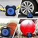 DBPOWER Digital Tire Inflator with Digital Pressure Gauge, DC 12V Air Compressor Pump with 3 High Air Flow Nozzles & Adaptors for Cars, Bicycles and Basketballs