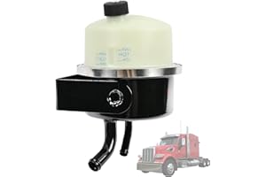 Promrmr Power Steering Reservoir Tank w/Cap Compatible with Peterbilt Truck Replace 94574A