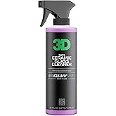 3D SiO2 Ceramic Glass Cleaner, GLW Series | Water & Rain Repellent | All-Weather Protective Ceramic Glass Cleaner | Safe for Tinted, Non-Tinted Windows & Mirrors | DIY Car Detailing | 16 oz