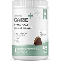 Nutrience Care® Skin & Coat Dog Supplement, 100 Soft Chews, 400 g