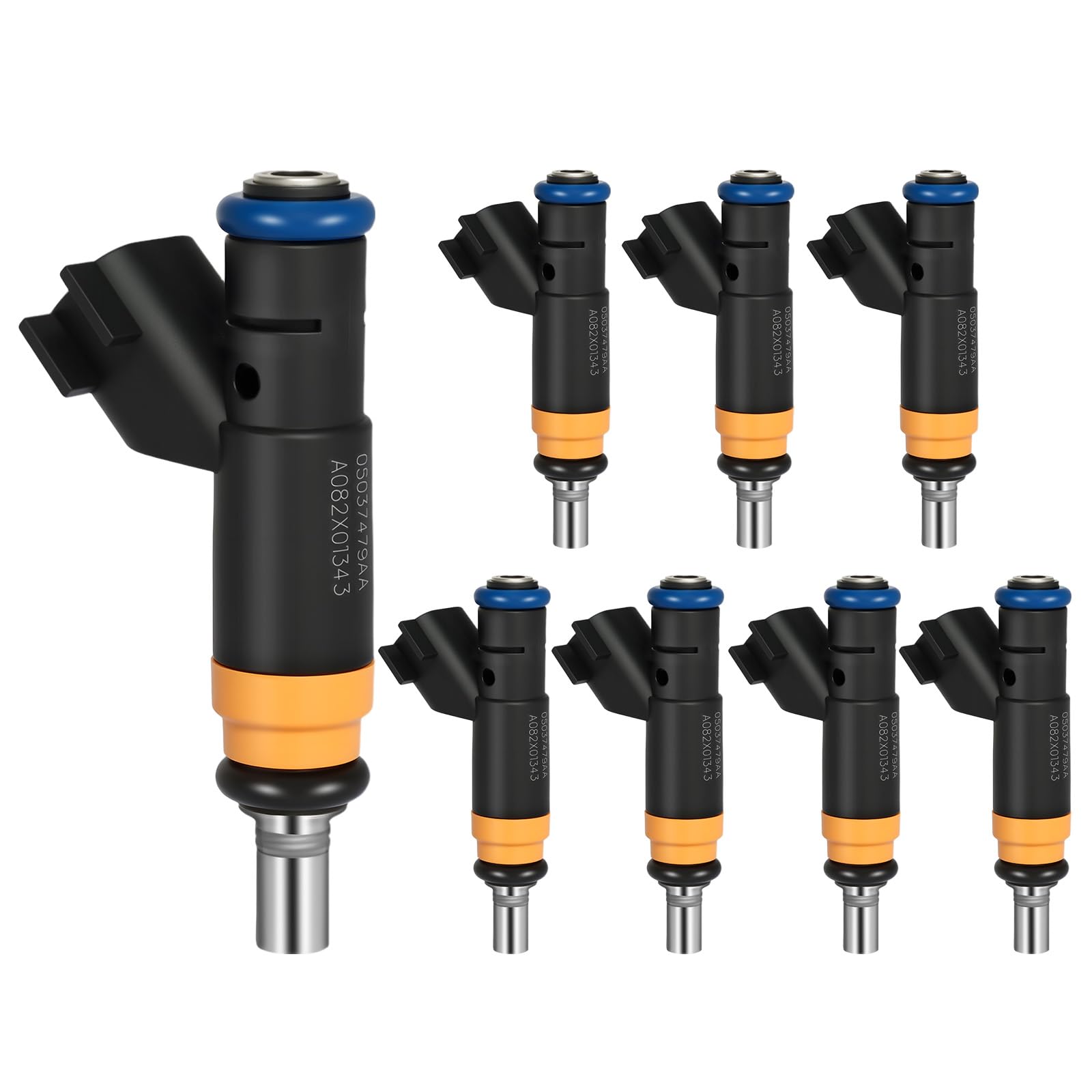 Photo 1 of 2005-2019 Fuel Injector Fit for Dodge Charger/Durango 09-19, for RAM 1500 2500 3500 11-18, for Chrysler 300 05-18, for Jeep Commander 09-10, Grand Cherokee 06-10, 5.7L 6.1L, Replaces 05037479AA, FJ732