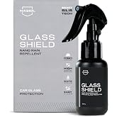 Nasiol GlasShield Nano Rain Repellent for Car Windshield, Glass Ceramic Coating, Super Hydrophobic to 30000 Miles, Super Easy Application Spray&amp;Wipe, Clear Vision for Safe Driving, Easy Ice Removal