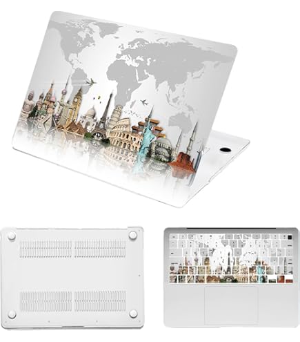 Custodia Per MacBook Air 13.6 M2/M3/M4 – Snoopy E Personaggi Peanuts, Trasparente E Antigraffio