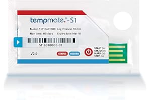 Germany Single Use Temperature Data Logger (Range: -22°F to 158°F) Thermal Mapping | Area Mapping Cold Chain Data Logger | Di