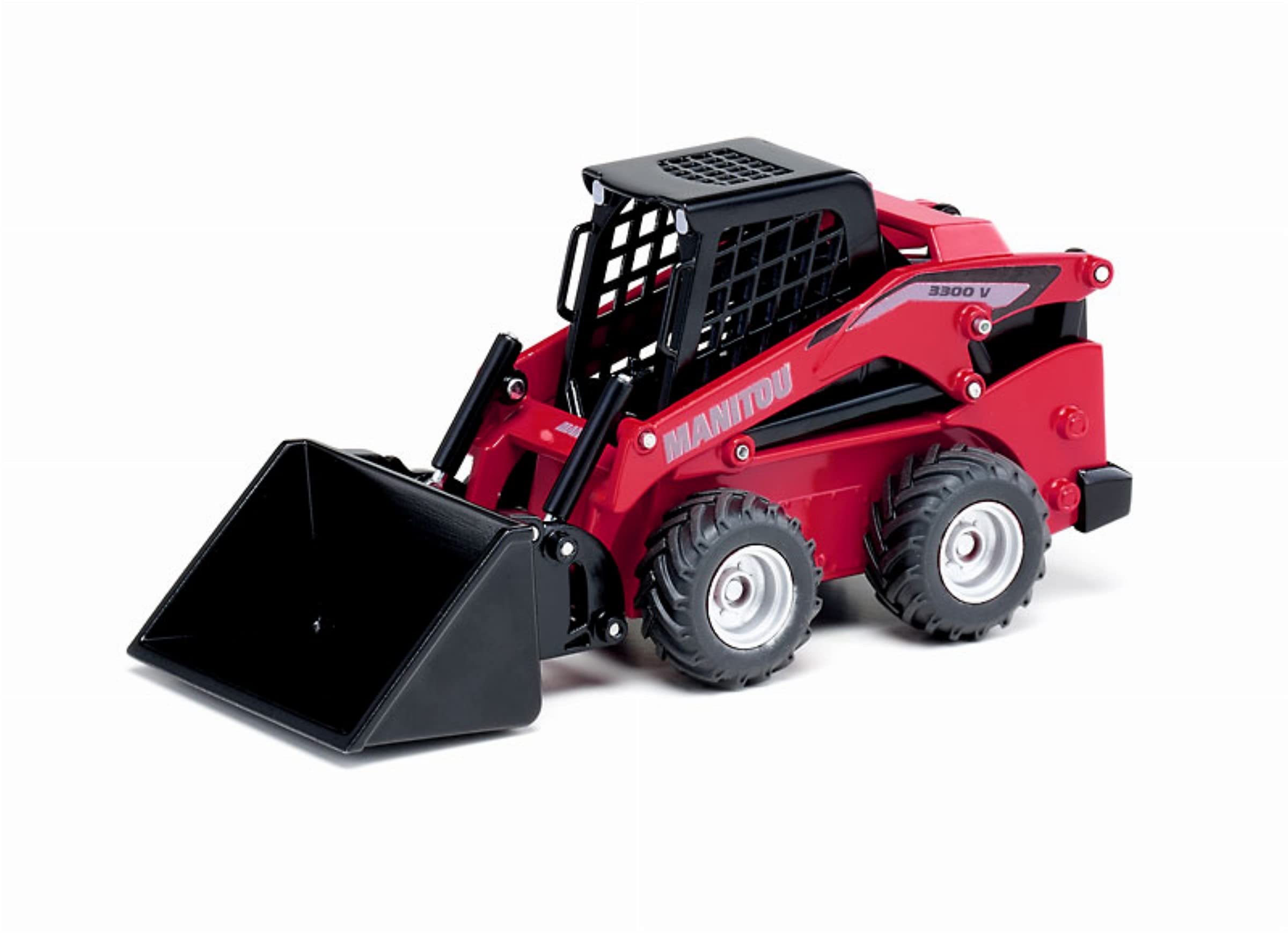 siku 3049, Manitou 3300V Skid Steer Loader, 1:32, Metal,Plastic, Red, Multifunctional, Can be combined with siku models of the same scale — image 1