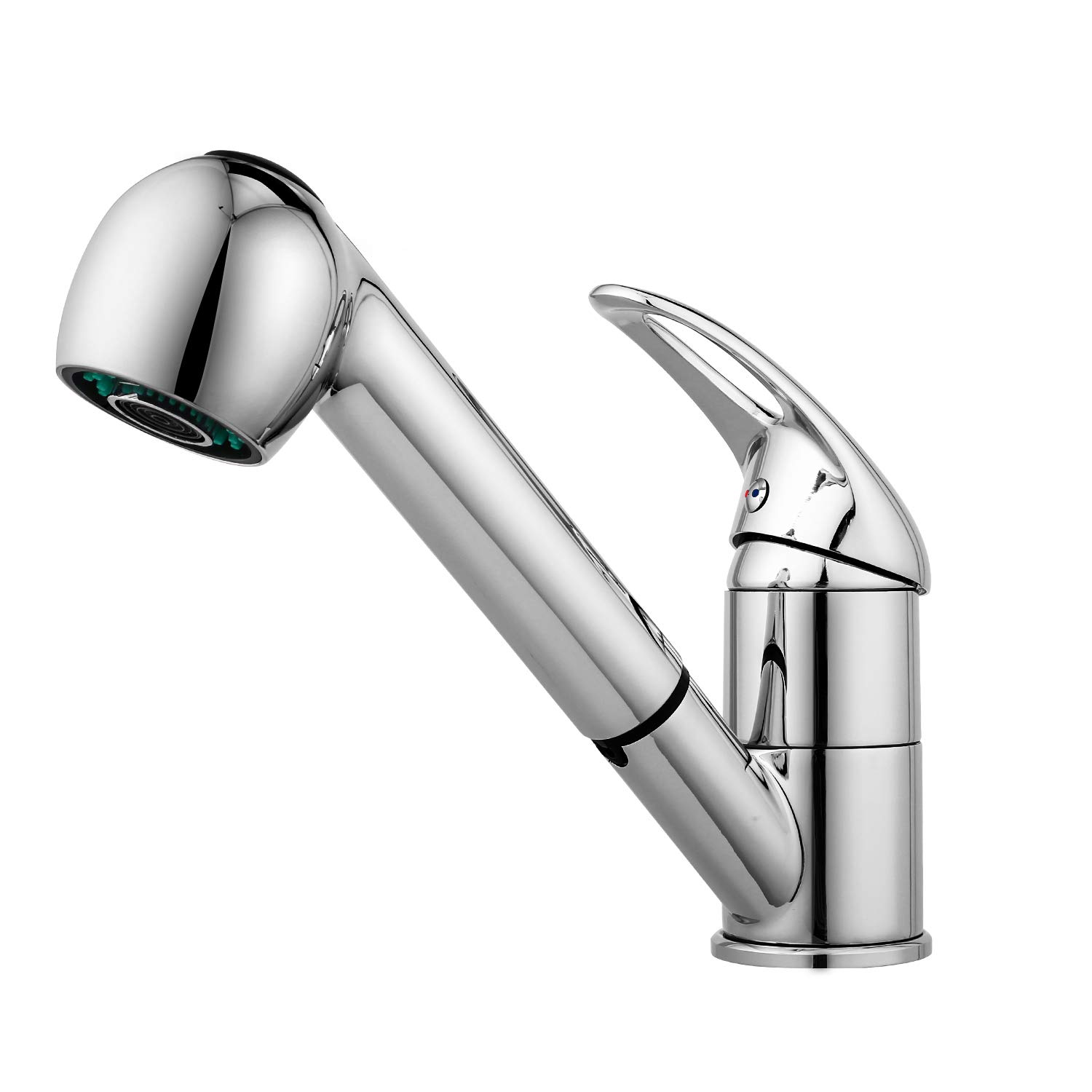 Kitchen Tap Extendible Tap Bathroom Mixer Tap with Stainless Steel Shower for Cold and Hot Water