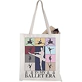 WCGXKO Dancing Lover Gift In My Ballet Era Tote Bag Ballerina Gift Dance Team Merch