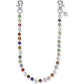 SYcoreland Colorful Beaded Wallet Pants Chains for Men Women, Single Layer Jeans Waist Poket Chain