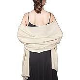 RUI VTRON Shawl Wraps for Women Pashmina Shawls and Wraps for Evening Dresses Large Soft Scarf Winter Scarf Wedding Shawl…