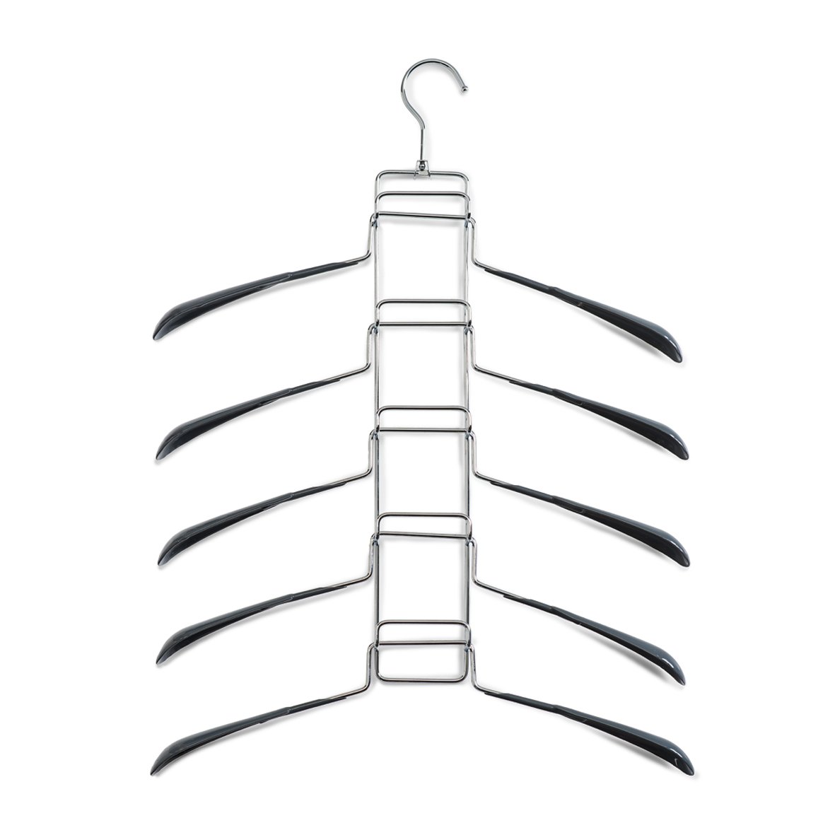 Zeller 17179 Multiple Coat Hangers Metal/Plastic Approx. 43 x 58.5 cm