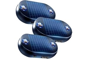 Electromagnetic Wave Anti Freezing Car Snow Removal Device, 3Pcs Portable Solar Antifreeze Snow Removal Instrument for Ice an