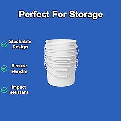1 Gallon Bucket & Lid -70 Mil All Purpose Pail